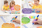 Magic Handwriting Practice Set (4 BOOKS,1 PEN,1 GRIP,10 REFILL)